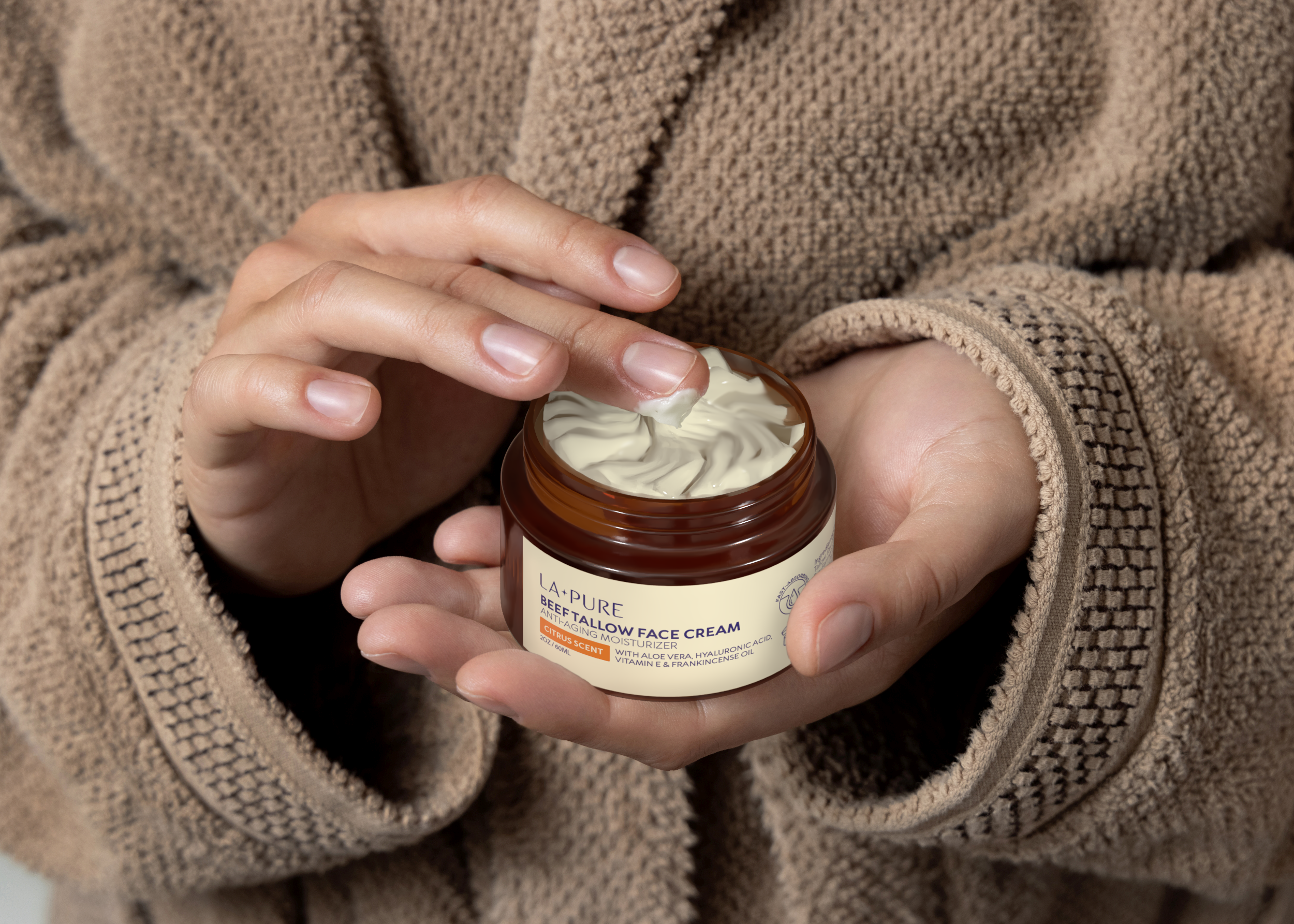 1 Beef Tallow Face Cream (2 oz)