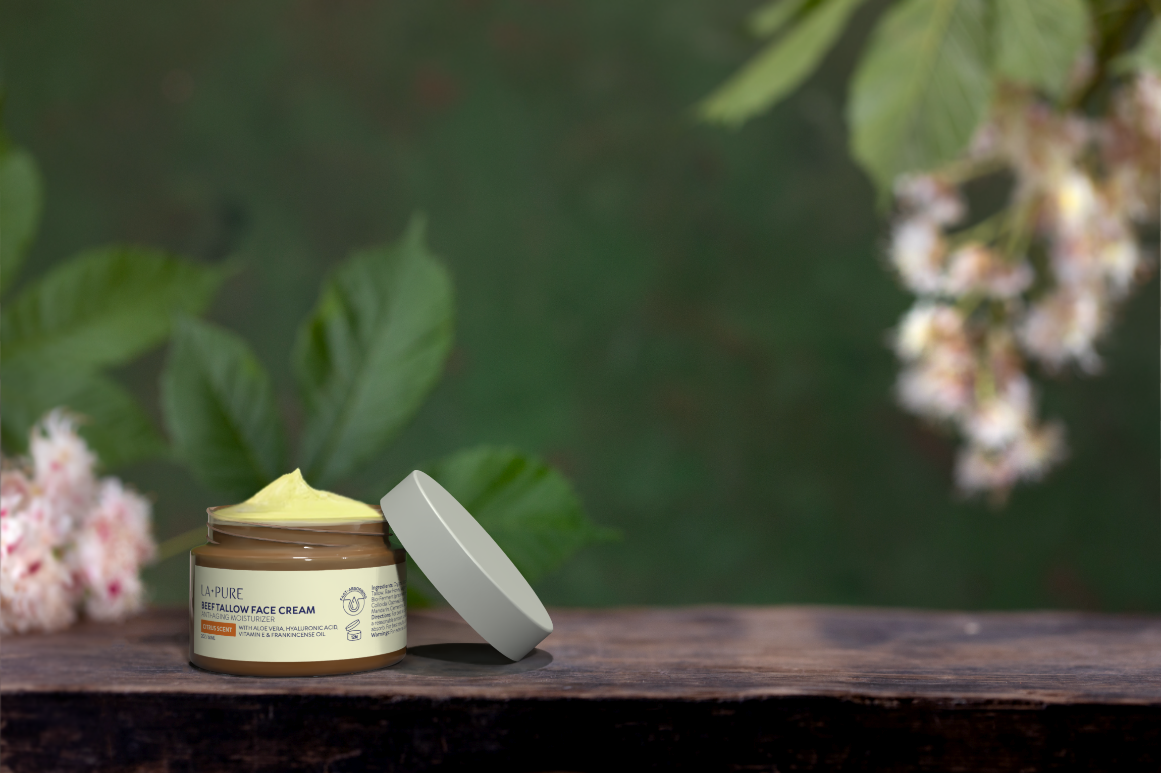 3 Beef Tallow Face Cream (2 oz) Image 6