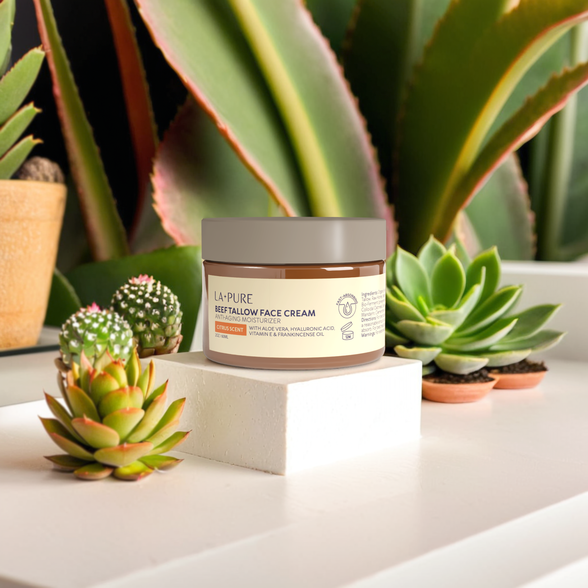 Beef Tallow Face Cream – La Pure Naturals