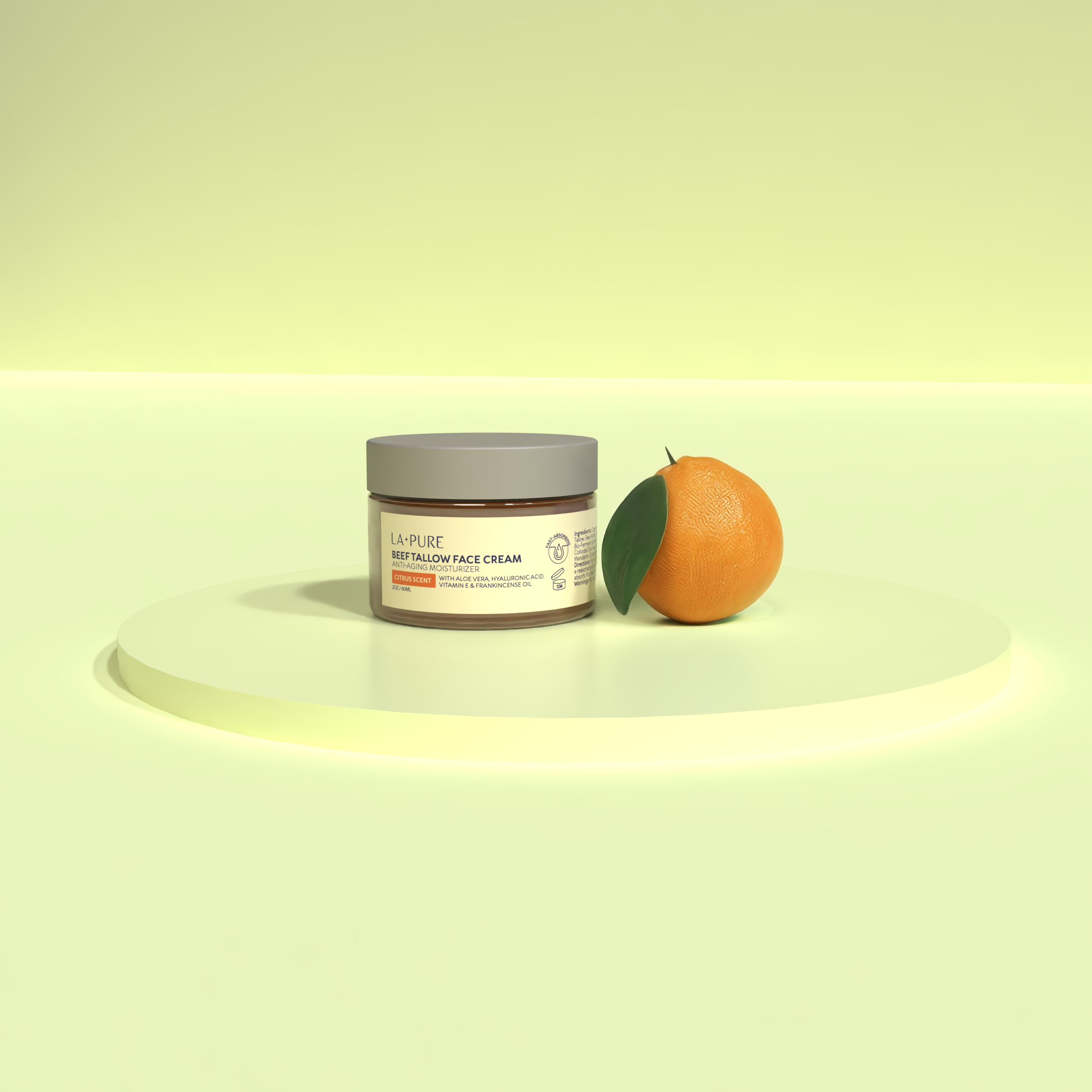 1 Beef Tallow Face Cream (2 oz) Image 3
