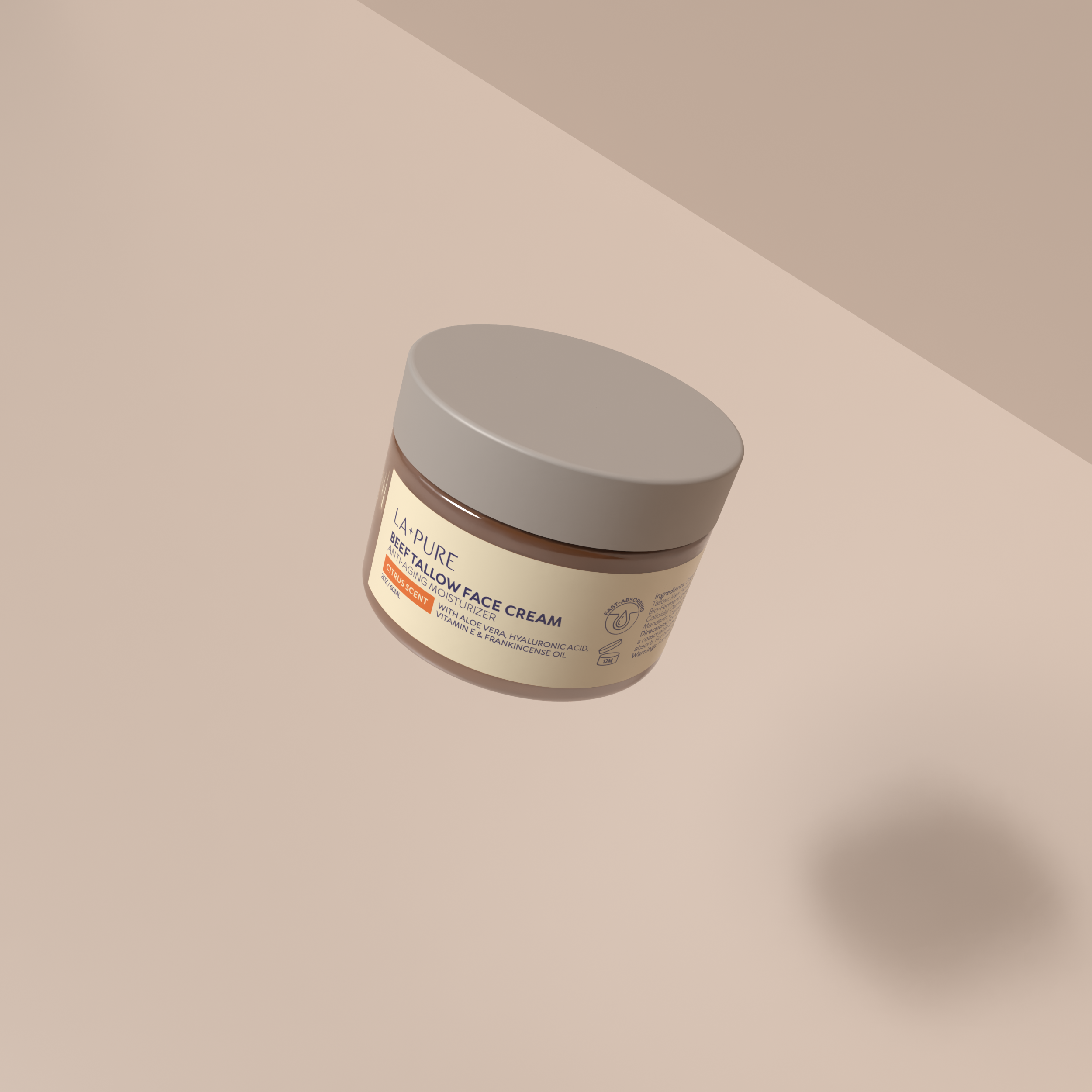 1 Beef Tallow Face Cream (2 oz) Image 6